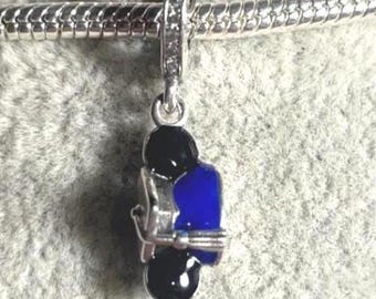 Mickey Graduation Cap Dangle Charm , Pandora Style 925 Sterling Silver , Congratulations Graduation Dangle Charm , gift for her