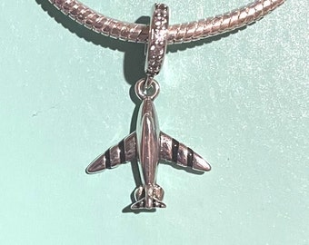 airplane necklace pandora