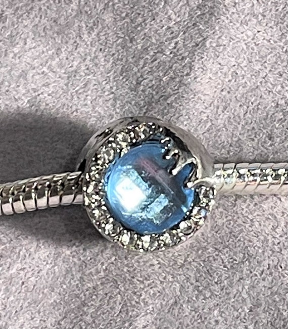 Frozen Charm fits Pandora Bracelets Frozen Winter Crystal Charm Frozen  Charm fairytale Charm Silver