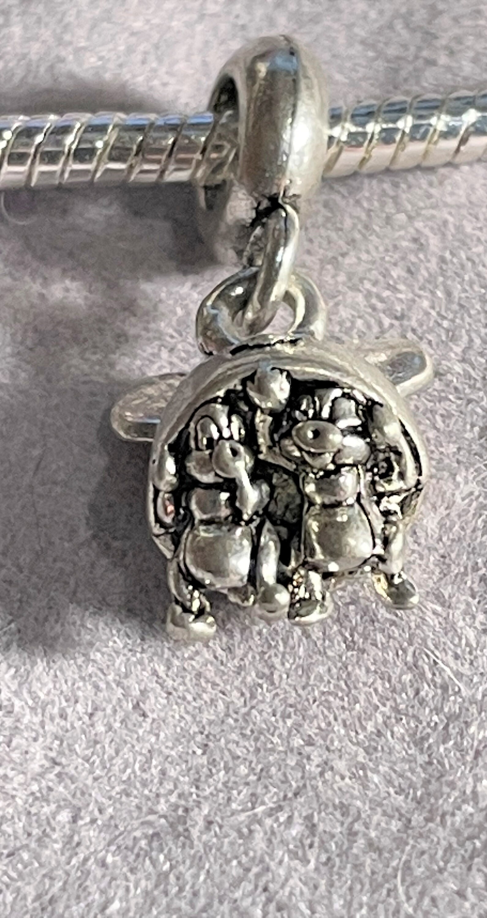 Chip N Dale Charm Fits Pandora Bracelets Mickey Ear Hat Dangle