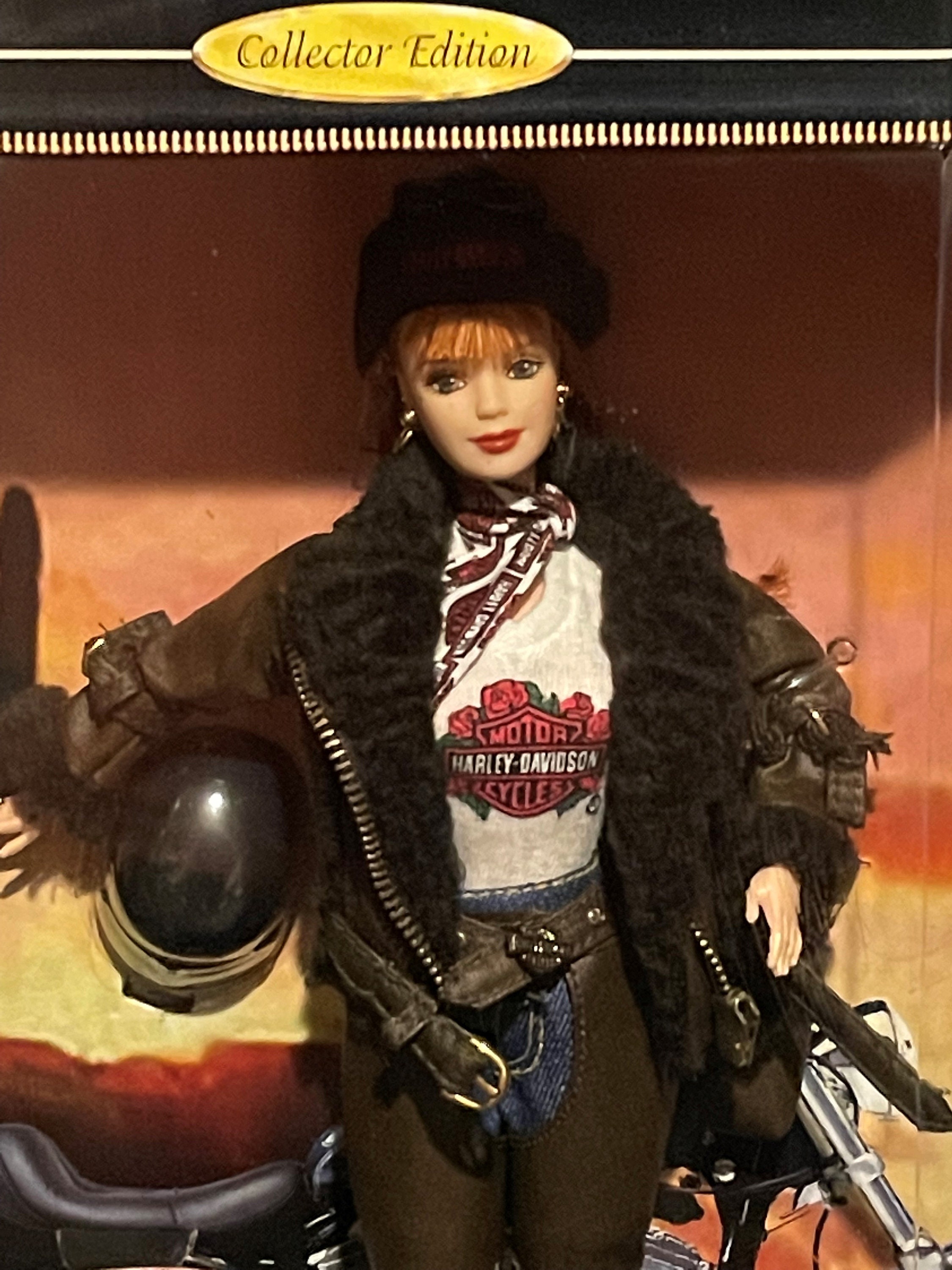 未開封✴︎バービー人形✴︎ハーレーダビッドソン✴︎コレクターエディション✴︎1998年製 Vintage Harley Davidson Barbie Doll , Red Head , #2 in