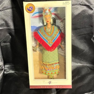 Princess of Ancient Mexico Barbie Doll , Barbie Dolls of the World , Pink Label , NRFB , Certificate of Authenticity