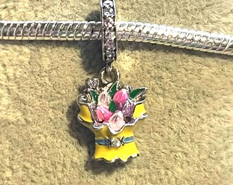 Authentic Pandora Celebration Flower Bouquet Charm – Sterling