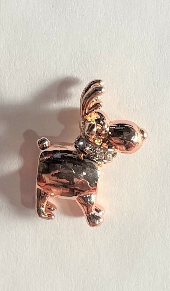 Rose Gold Reindeer Charm fits Pandora Bracelets CZ Reindeer Charm Holiday Charm Christmas Charm Winter Charm