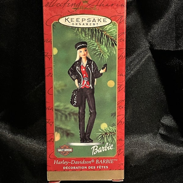 Harley Davidson Barbie Ornament - Etsy