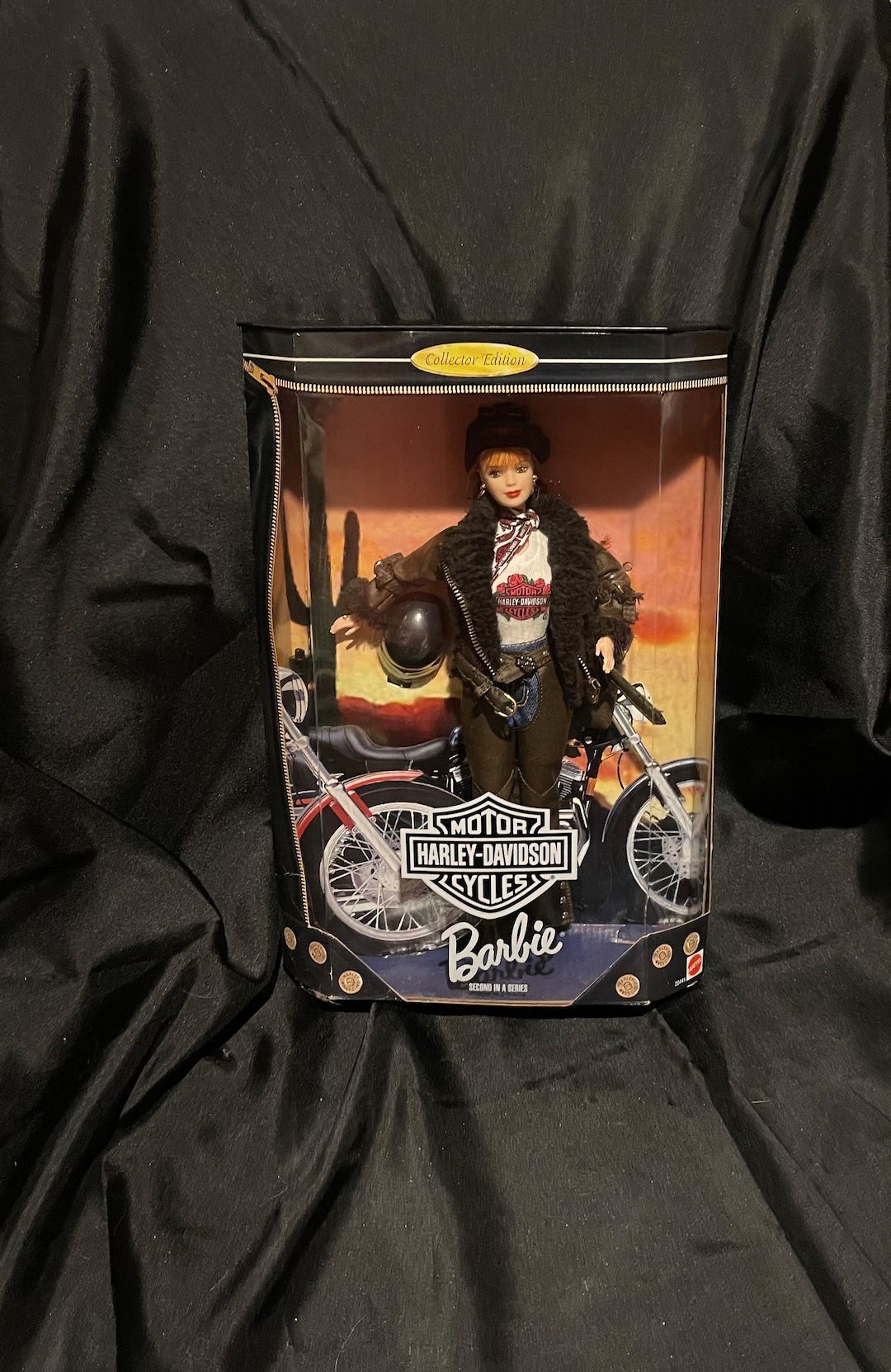 Vintage Harley Davidson Barbie Doll , Red Head , #2 in