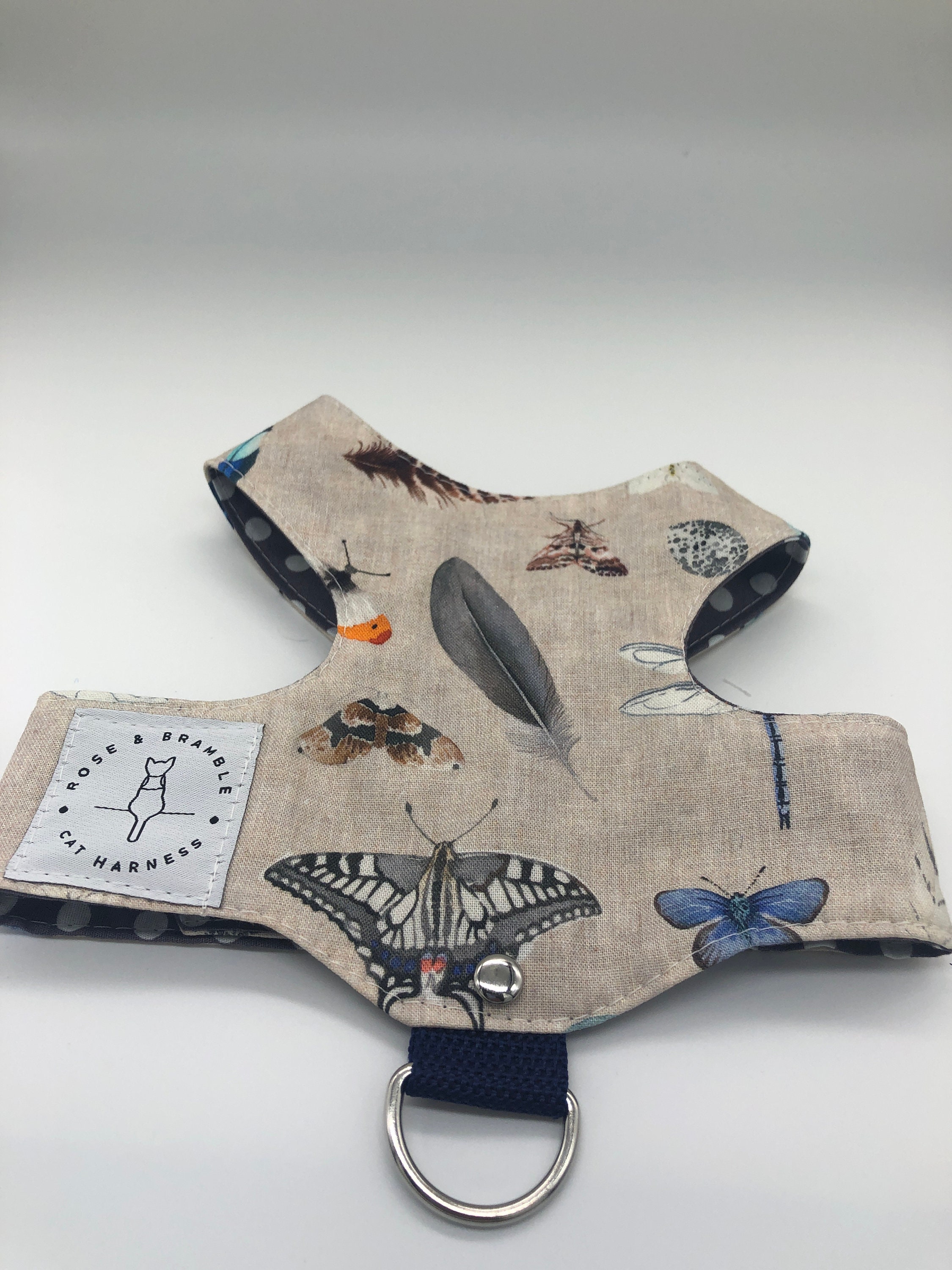 Cat harness, kitten harness, escape proof cat harness, butterfly cat