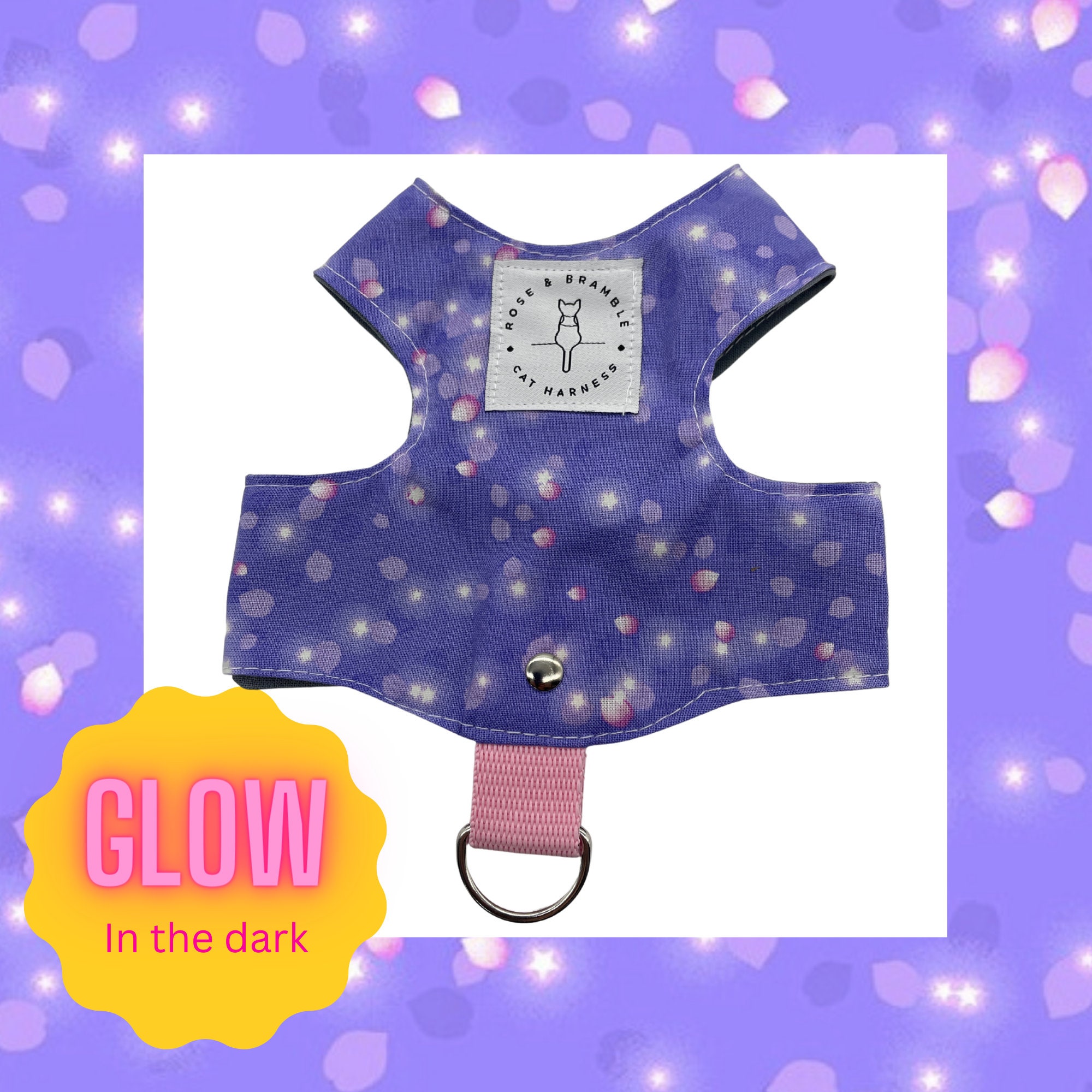 Cat harness, kitten harness, escape proof cat harness, butterfly cat