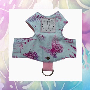kitten harness, cat harness, butterfly style cat harness, escape proof, Magic wings