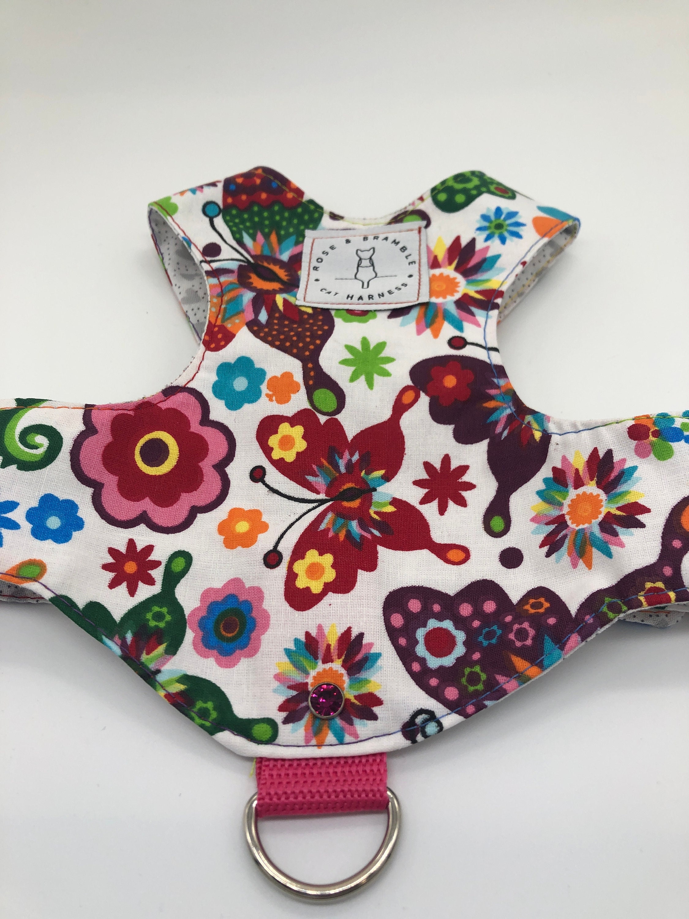 Cat harness, kitten harness, escape proof cat harness, butterfly cat