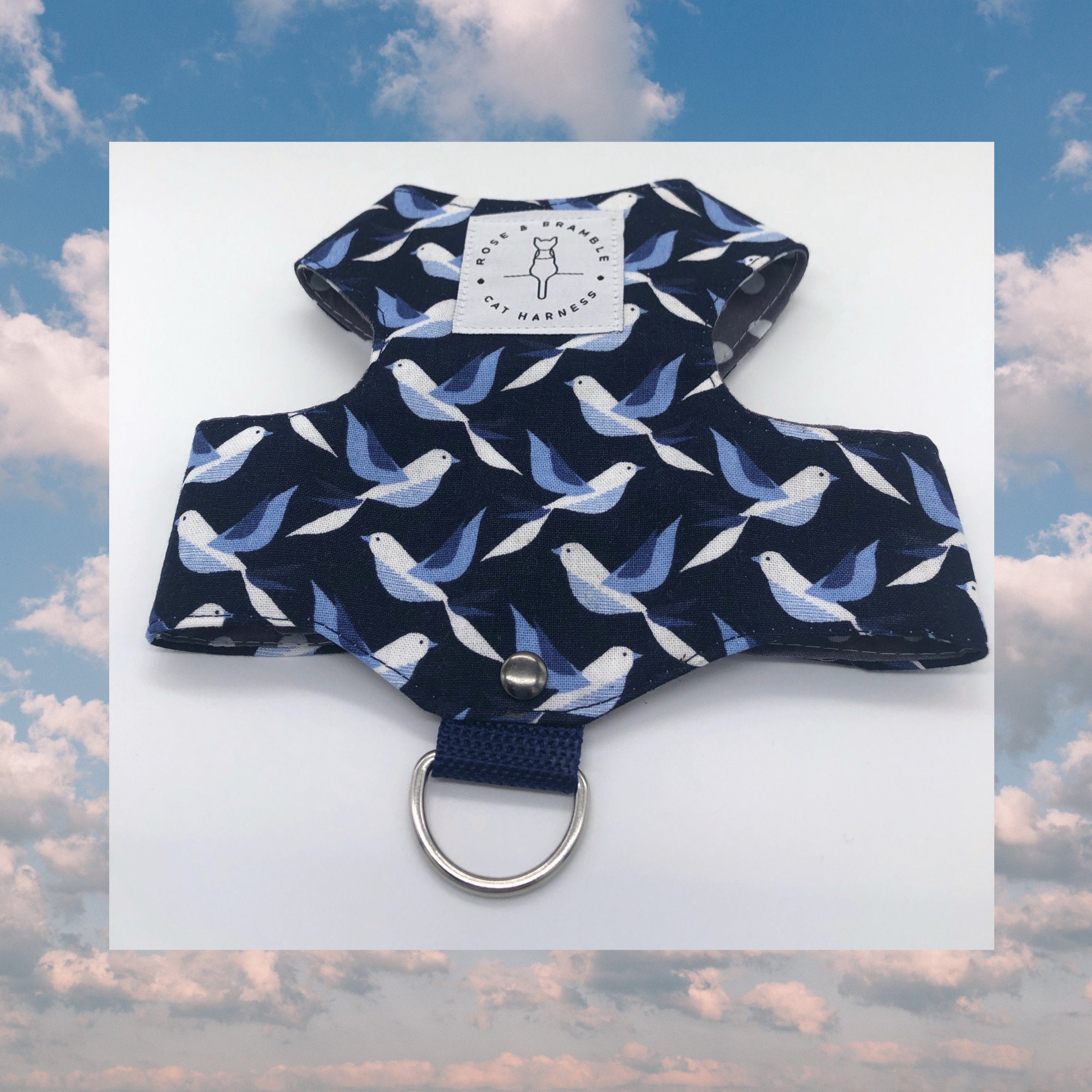 Cat harness, kitten harness, escape proof cat harness, butterfly cat