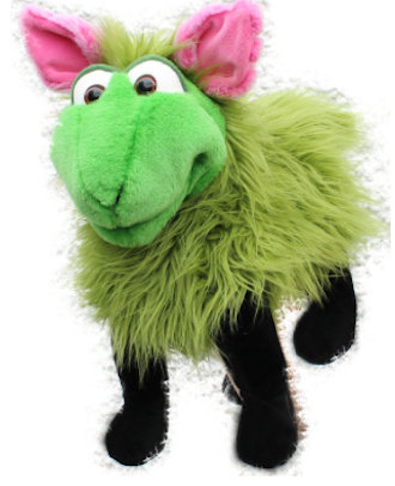 Elven sheep Elvensheep, the magical sheep hand puppet limited edition image 2