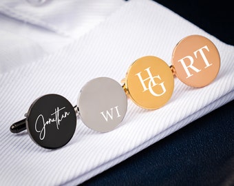 Personalized Cufflinks, Custom Cufflinks for Groom Cufflink, Wedding Day Gift, Groomsmen Gifts, Father's Day gift, Gift for Husband