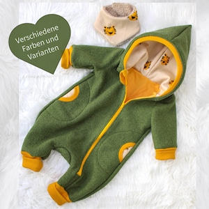 Wollen wandelpakje voor baby&#39;s en kinderen, wandelpakje baby winter diverse kleuren maat: 50/ 56/ 62/ 68/ 74/ 80/ 86/ 92/ 98/ 104/ 110/ 116/ 122