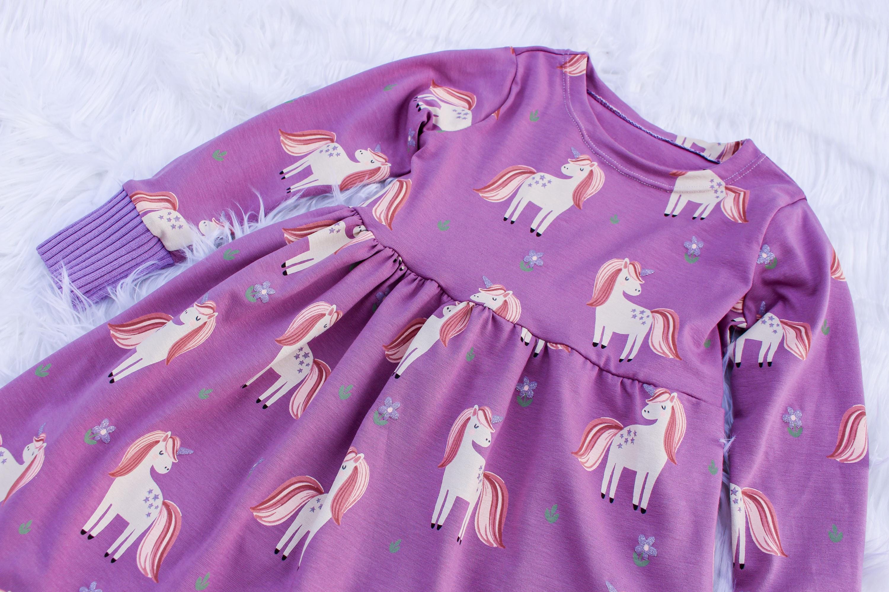 unicorn purple dress Dreamy Unicorn Dress & Headband