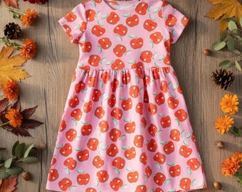 Kleid Mädchen mit verschiedenen Motiven, Jerseykleid Sommer, Geburtstagskleid Größe 86, 92 , 98, 104, 110, 116, 122, 128, 134, 140, 146,152