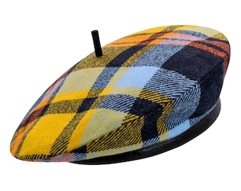 COLORFUL BERET, Minimalist beret Midi Au Soleil, Warm Wool Beret, Gorgeous Beret, Luxury Fashionable Squares Unisex Classy Paris Wool Beret