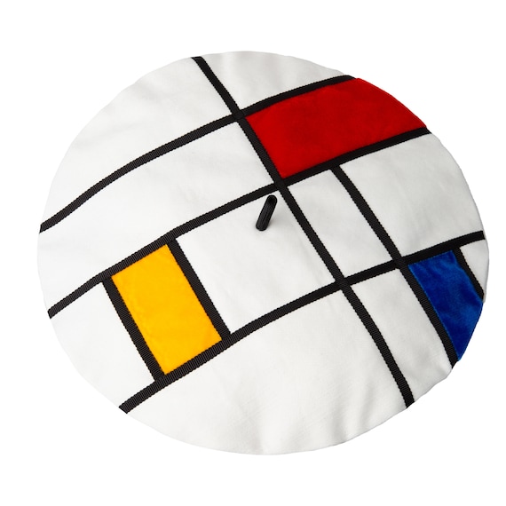 White Beret MARAISIAN. Artistic Hat Handmade in Paris  display picture 3