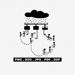 Give More To Get More simple illustration in svg, png, jpg, dxf and pdf format | illustration of Charity in cartoon style for presentation