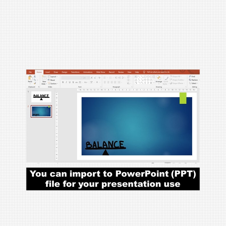 Animated Word BALANCE on Seesaw Balance Word Art (Instant Download) Etsy