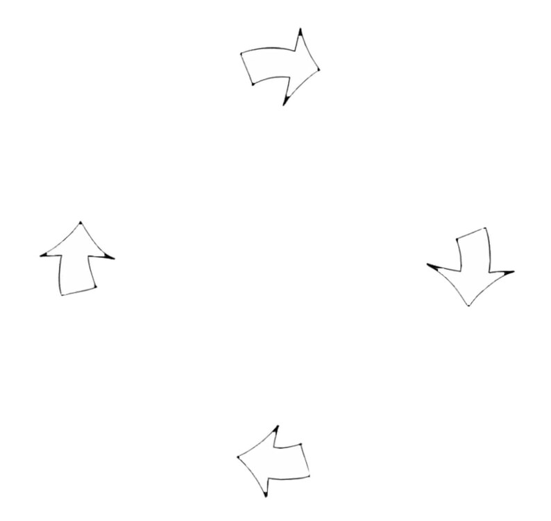 Animated Arrow Flashing, Blinking and Moving Fill Arrow in GIF and MP4