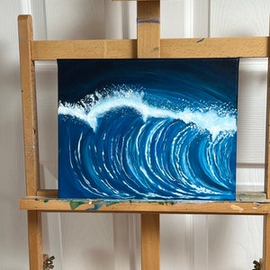 Original ocean wave painting