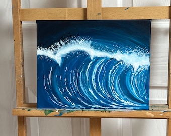 Original ocean wave painting