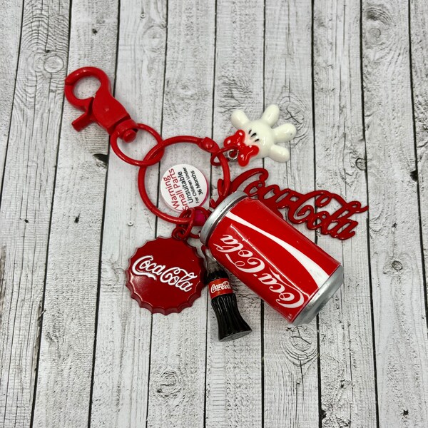 Unique Diet Coke Can Keyring – Coca Cola Soda Drink Keychain – Silver Plated – UK