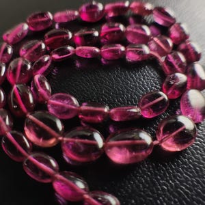 Rubellite Pink Tourmaline Smooth Polished Cabochon Necklace Natural Genuine High Quality Stone Limited Stock 100% Natural Rubellite Pink
