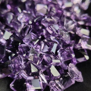 Pink Amethyst Square Octagon Cut Excellent Cutting Gemstone Jewelry Natural Gemstone Size 4×4 mm