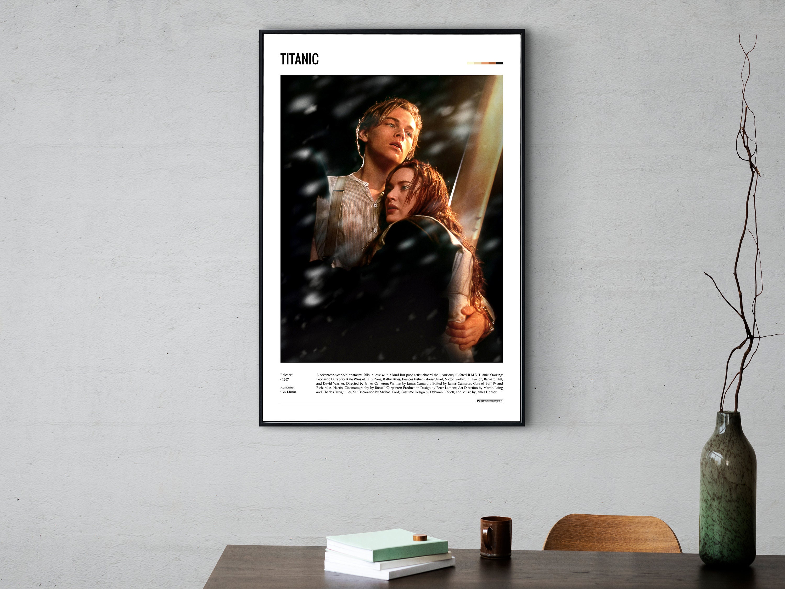 Titanic, Titanic Print, Titanic Minimalist Poster (No Framed) Designed