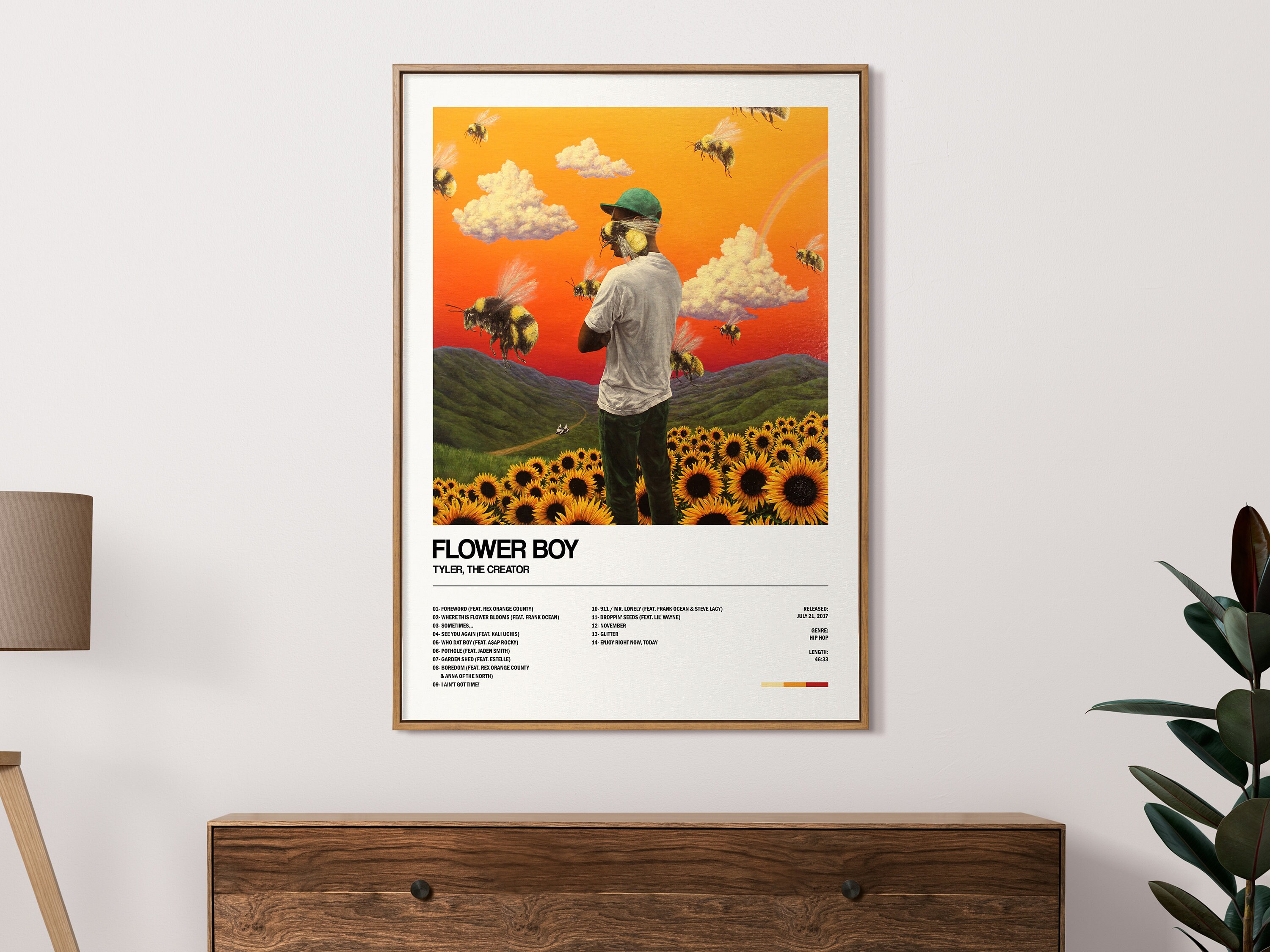 Flower Boy, Tyler, the Creator, Flower Boy Album Poster sold by