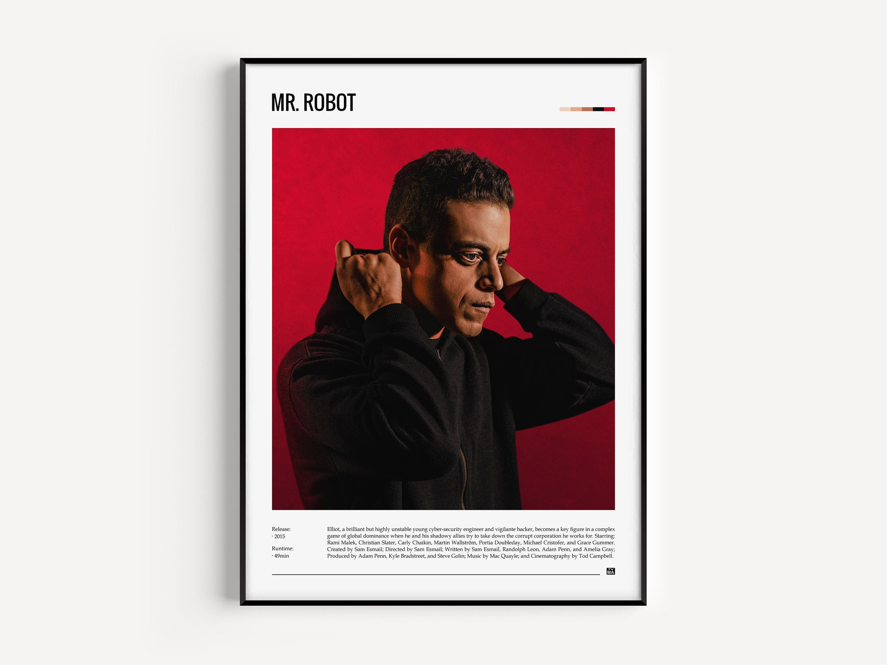 Rami Malek, Elliot (Mr. Robot), Mr. Robot, hackerman, hacking