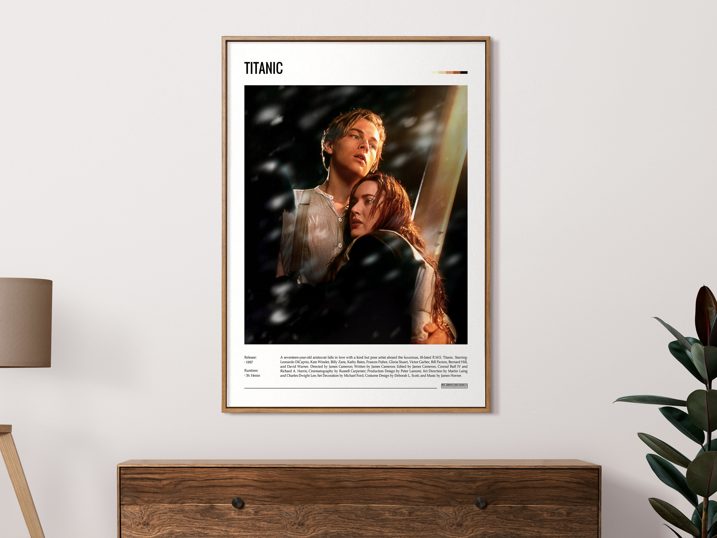 Titanic, Titanic Print, Titanic Minimalist Poster (No Framed) Designed
