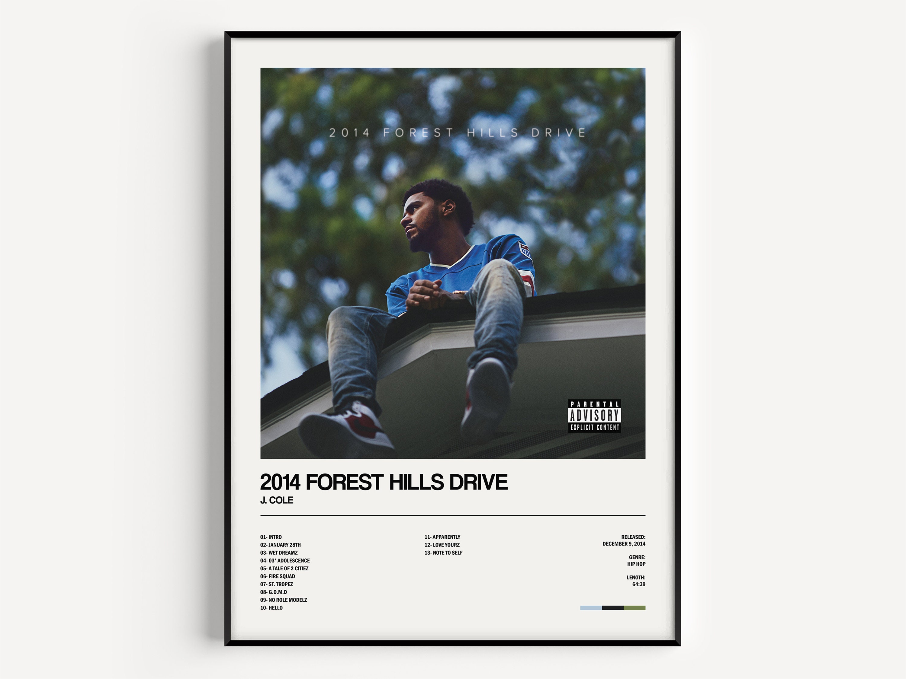 Discover 2014 Forest Hills Drive, J. Cole, 2014 Forest Hills Drive Poster