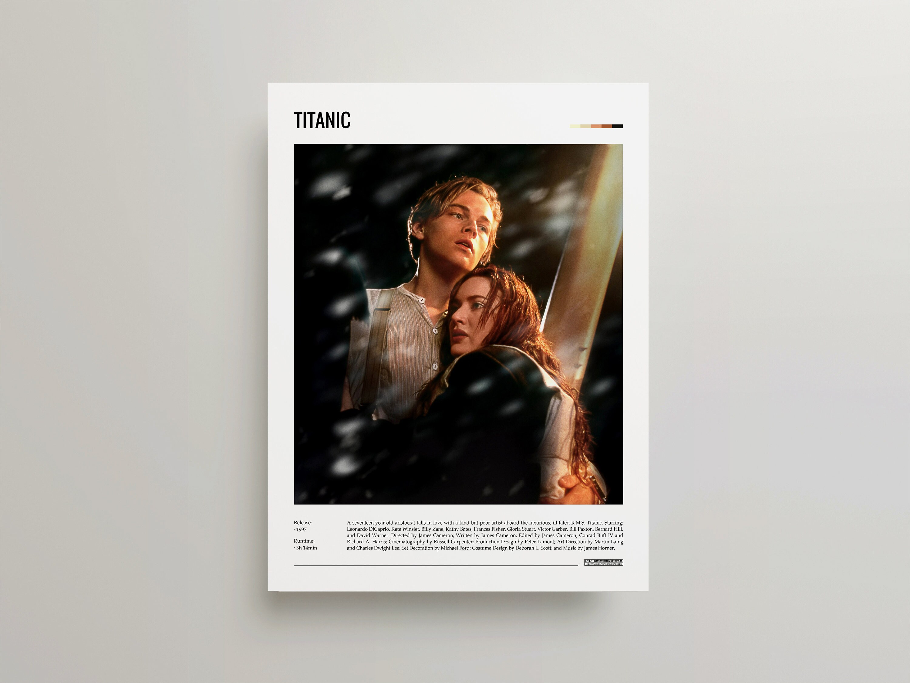 Titanic, Titanic Print, Titanic Minimalist Poster (No Framed) Designed
