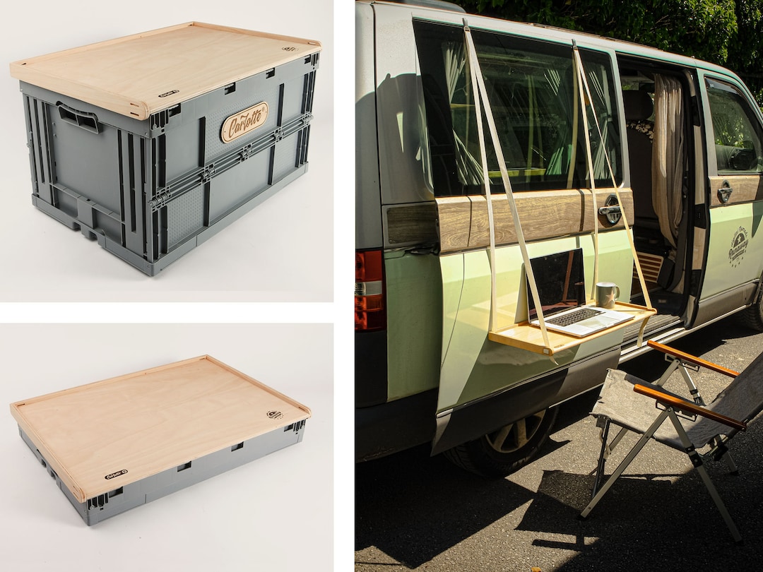 Busregal, Eurobox-Deckel, Van-Sideboard, Aussenküche, Campingablage ...