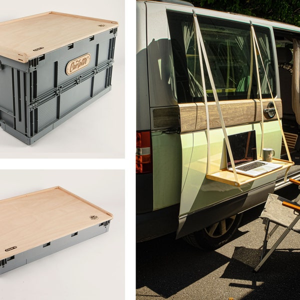 Busregal, Eurobox-Deckel, Van-Sideboard, Aussenküche, Campingablage "CarLotte® E"