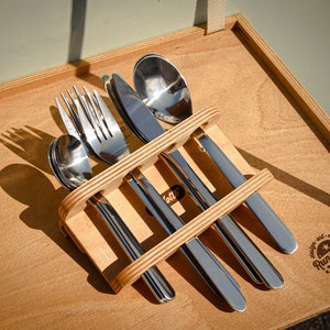 CarLotte® cutlery holder including cutlery