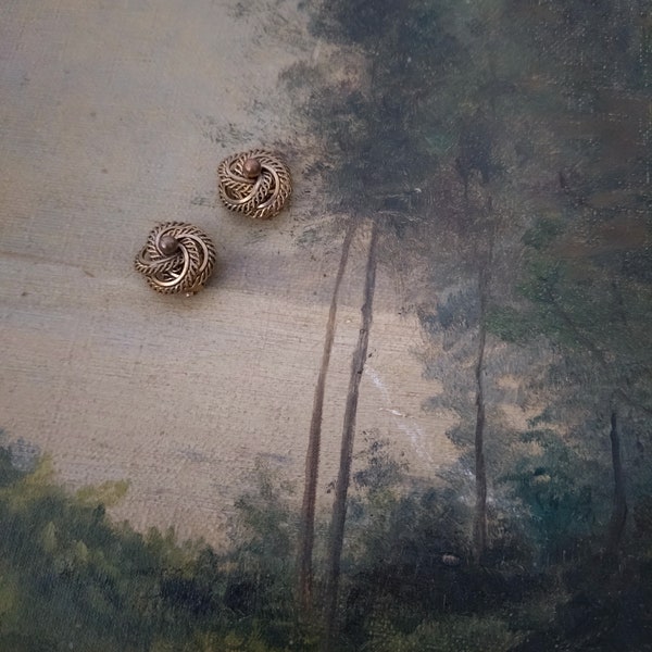 Vintage Chanel style earrings