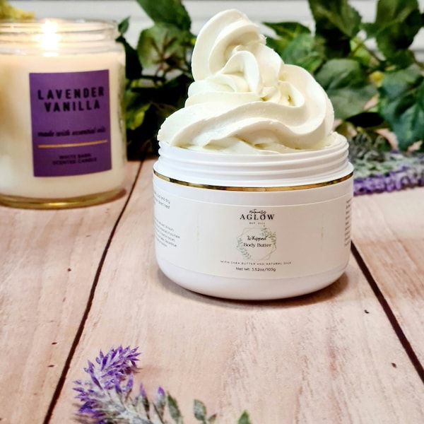 Natural whipped body butter cream for dry skin | Moisturizer |  Gift Ideas | Eczema relief cream