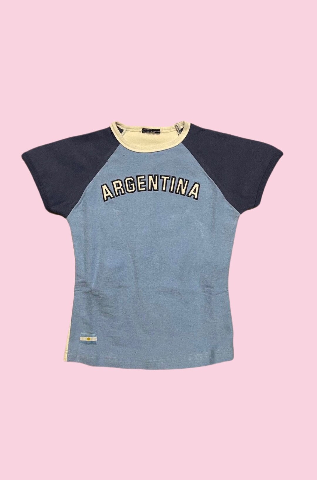 Vintage Argentina y2k Women’s Crop top y2k cropped top 90’s 2000’s baby tee