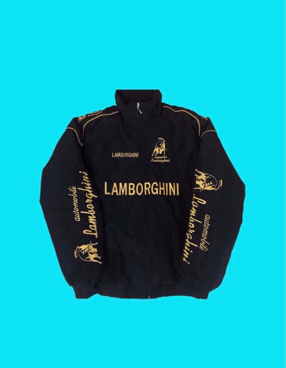 Nascar Jacket Black Lamborghini F1 