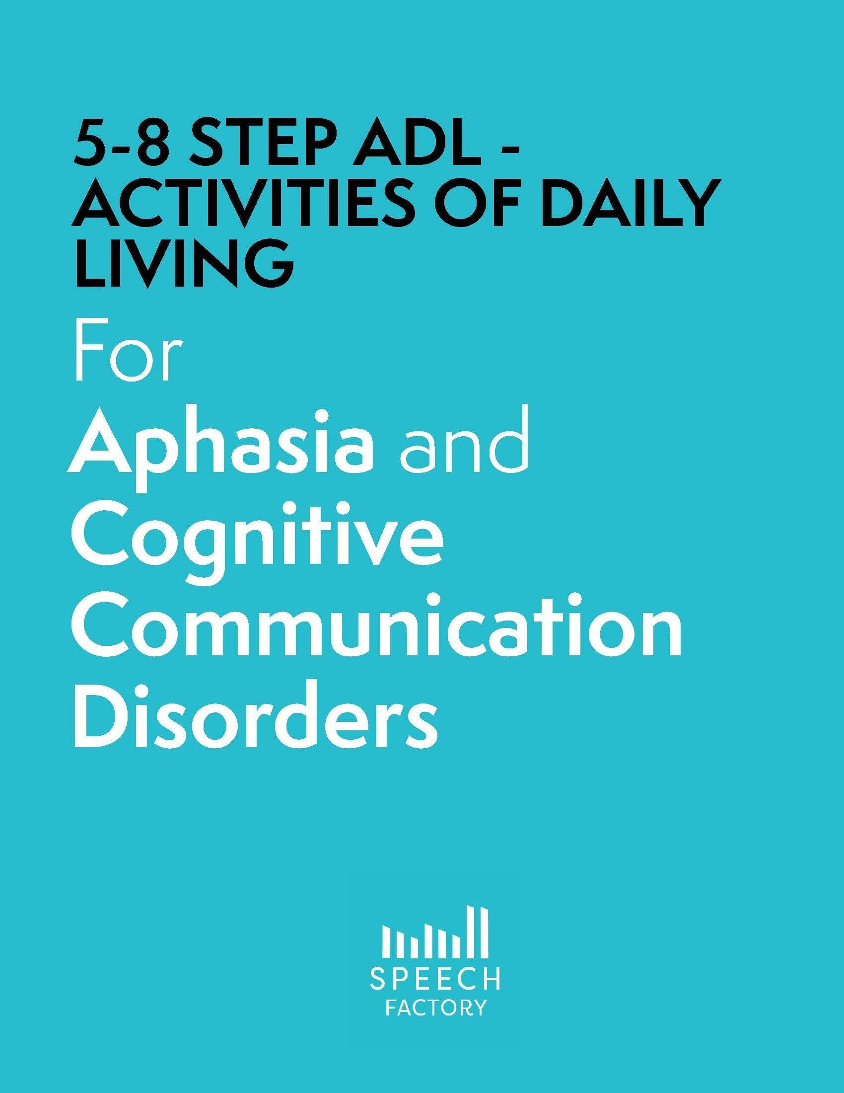 Sequencing Activities of Daily Living ( 5-8 Step ADL) Adult Speech Therapy - SLP - Etsy sequencing-activities-of-daily-living-5-8-step-adl-adult-speech-therapy-slp-etsy