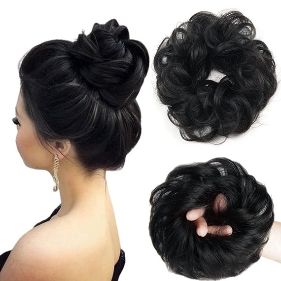 Synthetic Hair Bun Extension Artificial Juda for Women and - Etsy Synthetic Hair Bun Extension Artificial Juda for Women and - Etsy