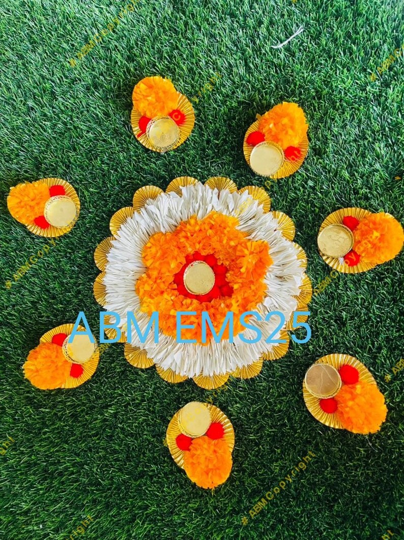 Set of Rangoli Tealight Candle Holders Temple Décor Candles Etsy