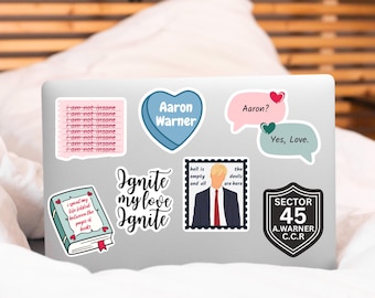 S.M Fantasy Inspired Stickers | Romantasy Book Sticker | Dystopian Stickers | Kindle Kobo Stickers | Bookish Booktok Gift | Separate or Pack