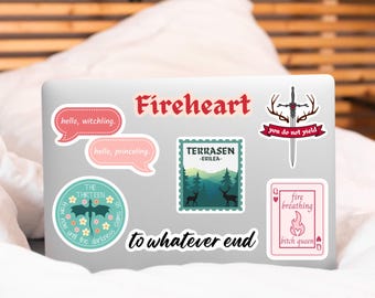 T.O.G Inspired Stickers | Fantasy Bookish Stickers | Romantasy Stickers | Cute Laptop Stickers | Kobo Kindle Stickers | Separate or Pack