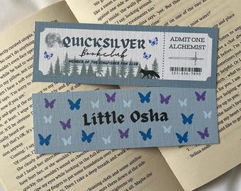 Q.S Fae Bookmarks | Fantasy Bookmarks | Bookish Gift | Bookmark Ticket | Bookclub Bookmark | Romantasy Bookmarks | Little Osha