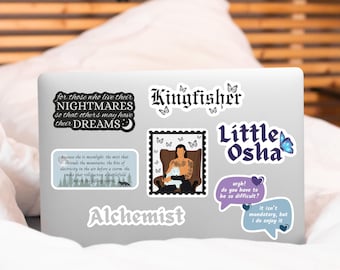 Q.S Fantasy Inspired Stickers | Fantasy Book Stickers | Romantasy Sticker | Kindle Kobo Sticker | Bookish Booktok Sticker | Separate or Pack